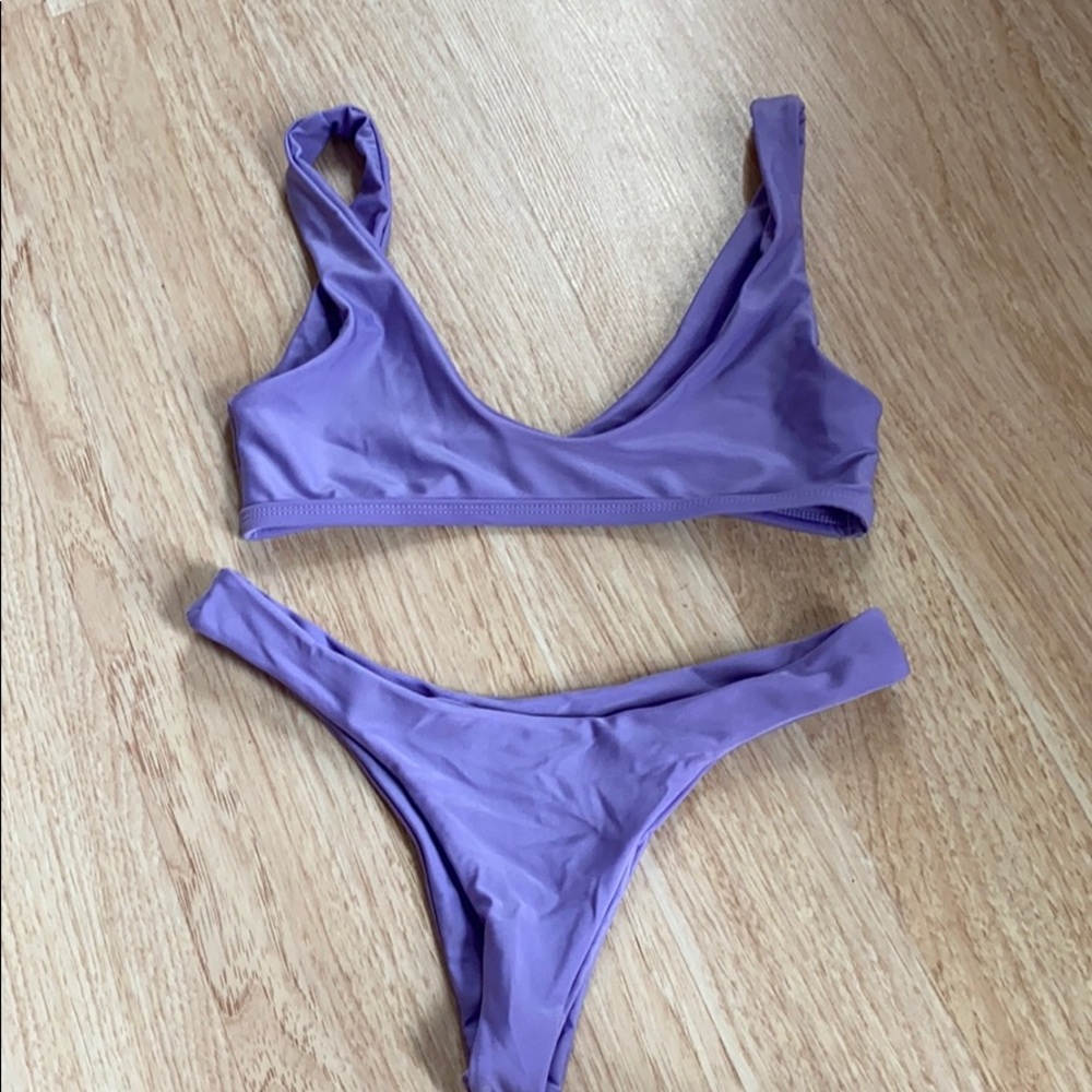 Purple bikini